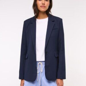 Abercrombie & Fitch New with Tags Navy Classis Suiting Blazer sz XS